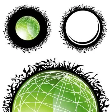 Healthy planet Illustrazione stock