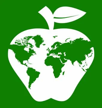 Healthy planet Illustrazione stock