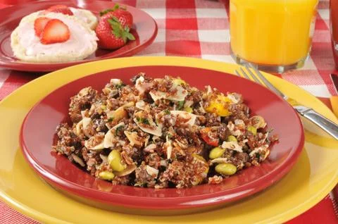 Healthy quinoa salad Stock Photos