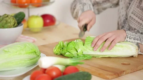 Healthy salad. Stock Footage 53077836