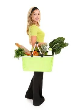 Healthy Shopper Stock Photos