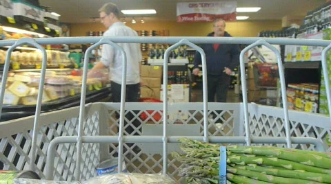 Healthy Shoppers Stock Footage 695690