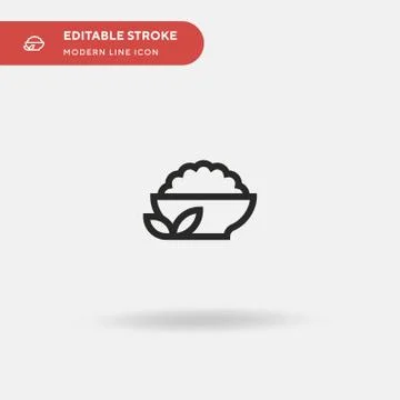 Healthy Simple vector icon. Illustration symbol design template for web mobil 스톡 일러스트