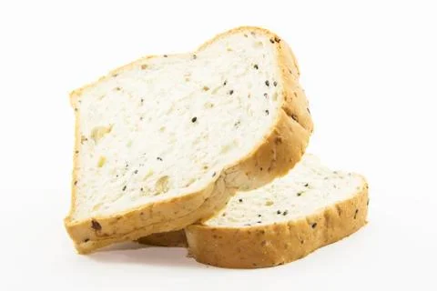 Healthy sliced bread with grain Stock Photos