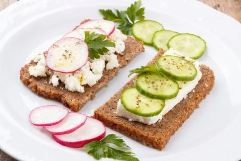 Healthy snack background Stock Photos