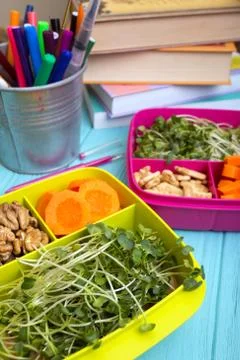 The  healthy snacks Stock Photos