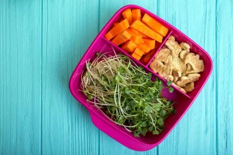 The  healthy snacks Foto stock