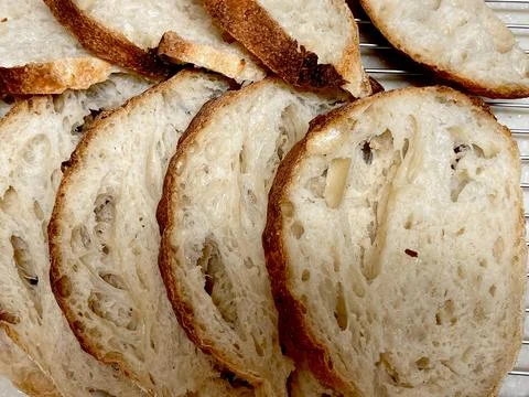Healthy sourdough bread Stock Photos