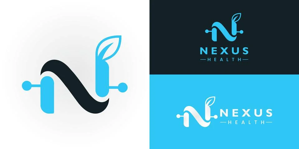 Healthy Tech App Logo Иллюстрация