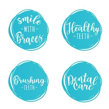 Healthy teeth 库存插图