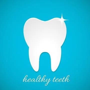 Healthy tooth icon vector Stock-Illustration