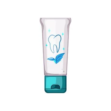 Healthy toothpaste cartoon vector illustration Ilustración de archivo