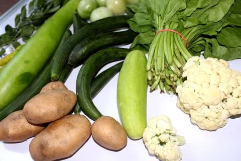 Healthy vegetable Background Stock Photos