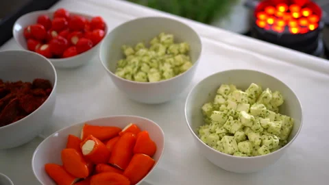 Healthy Vegetable Selection For Meal Preparation. Stock Footage 294979383