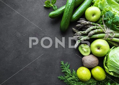 Healthy vegetarian food concept background Stock-Fotos