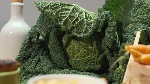 Healthy, vegetarian snacks Stock Footage 125820514