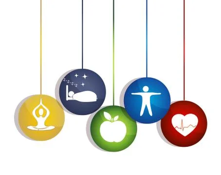 Healthy way of life Stock Illustration