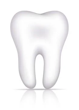 Healthy white tooth Stock Illustration