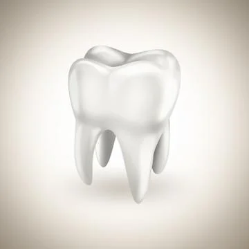 Healthy white tooth Stock Illustration
