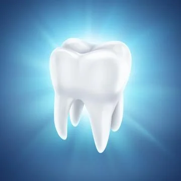 Healthy white tooth Stock Illustration