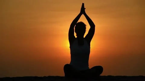 Healthy yoga Video stock 12404954