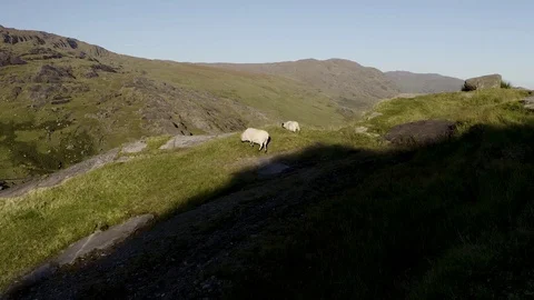 Healy Pass from above 스톡 동영상 122855115
