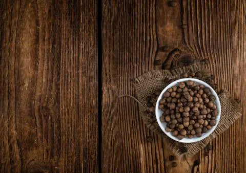 Heap of Allspice (selective focus) Stock Photos
