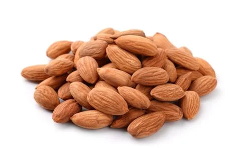 Heap of almonds Foto stock