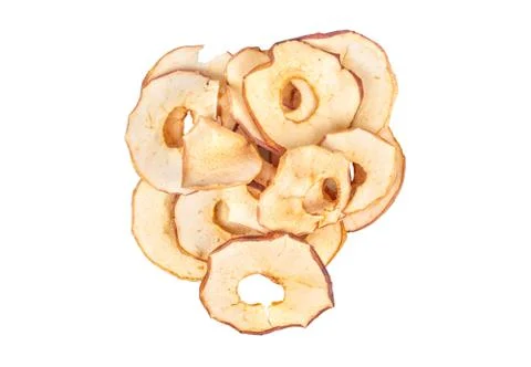 Heap Apple chips Stock Photos