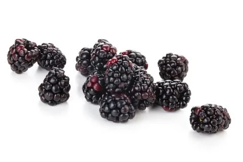 Heap of blackberries. Stock Photos