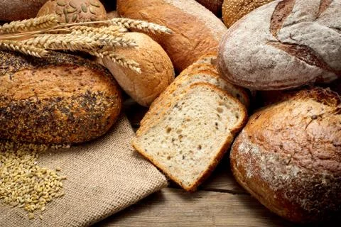 Heap of bread Foto stock