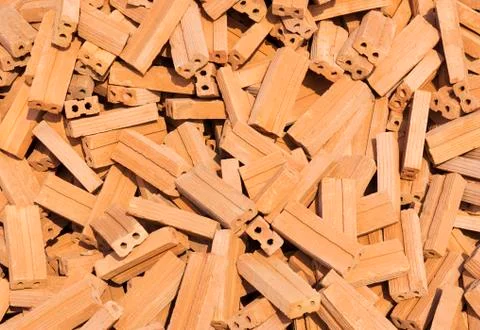 Heap of bricks Stock Photos