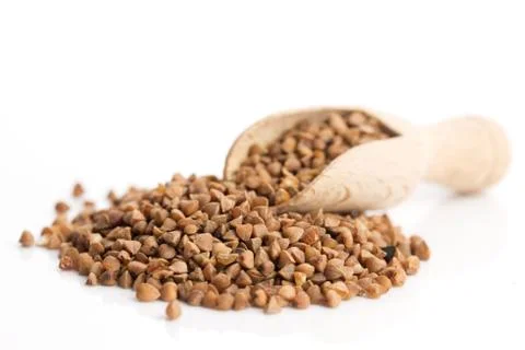 Heap of buckwheat Stock Photos