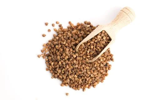 Heap of buckwheat Stock Photos