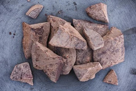 Heap of Cacao Paste Foto stock