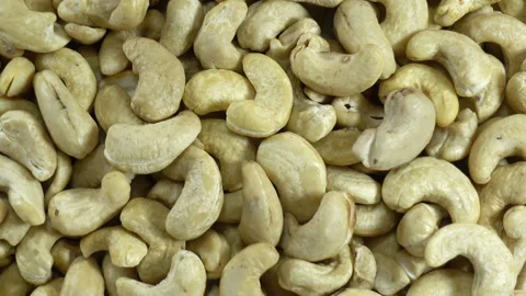 Heap of cashew nuts Stock Footage 151112016