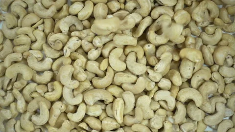 Heap of cashew nuts Stock Footage 170605032
