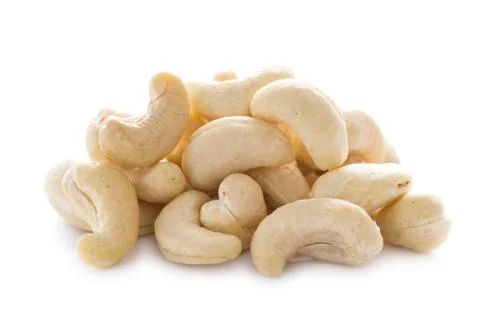 Heap of cashew nuts Stock Photos
