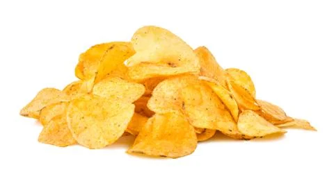 Heap of chips Stock Photos