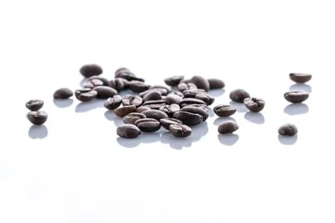 Heap of coffee beans Foto stock