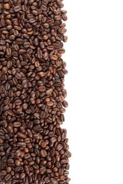 Heap of coffee beans Stock Photos