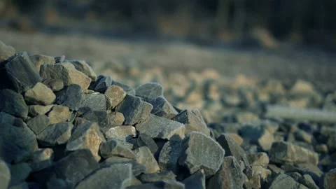 Heap of construction stones for building Stock Footage 199485030