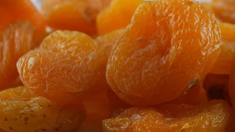Heap of dried apricots close-up. Stock Footage 100195513