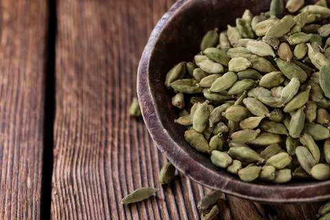 Heap of dried Cardamon Stock Photos