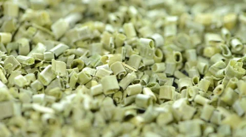 Heap of dried chive (not loopable) Stock Footage 36122354