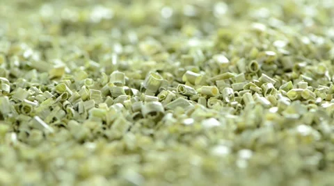 Heap of dried chive (not loopable) Stock Footage 36122561