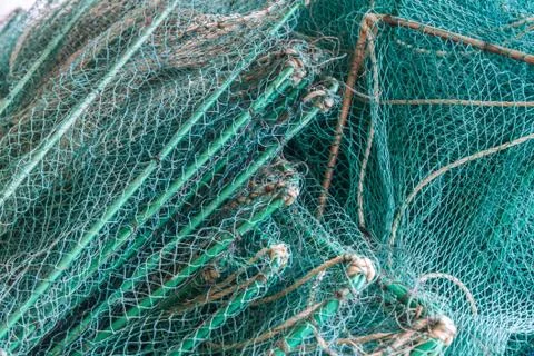 Heap of fishnet Stock Photos