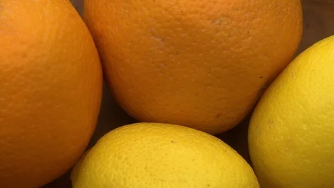 Heap of Four Oranges Stock Footage 118946190