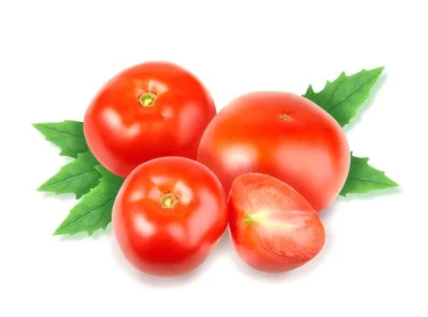 Heap of fresh red tomatos Stock Photos