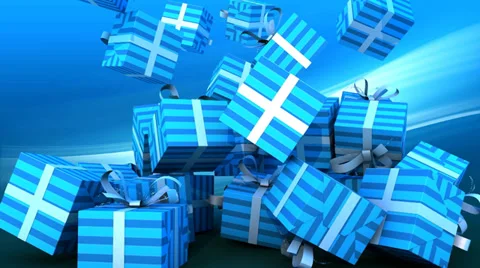 A heap of gifts Stockbeeldmateriaal 32689890